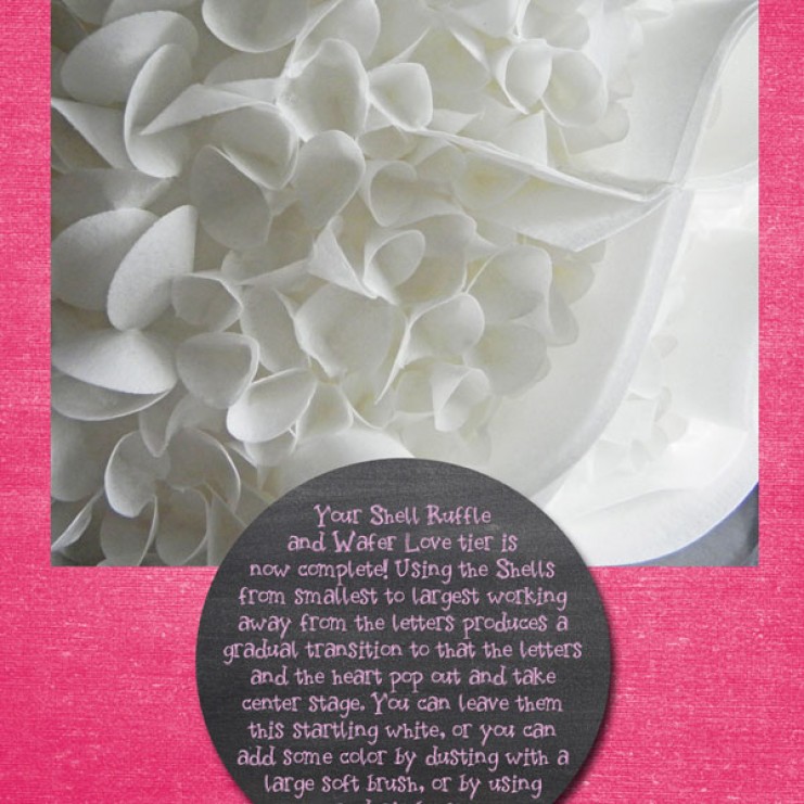 Wafer Love Ruffles & Painted Lace Cake Tutorial – Instant Digital Download Wafer Love Ruffles & Painted Lace Cake Tutorial – Instant Digital Download