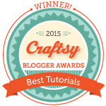Craftsy Blogger Awards - Winner Best Tutorials Badge