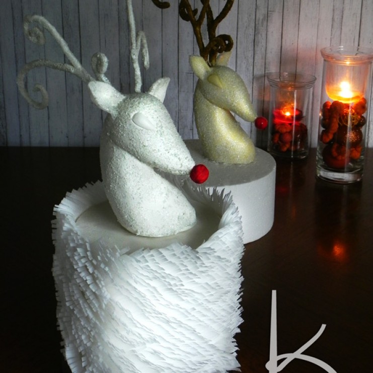 Reindeer Christmas Cake By Kara's Couture Cakes