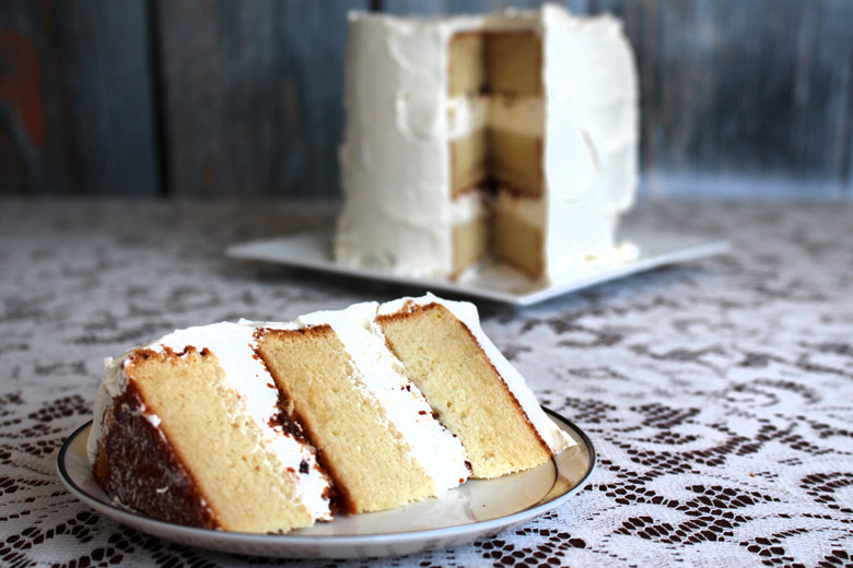 Honeyed Apricot Cake with Tonka Bean Buttercream and Pignoli Crunch Honeyed Apricot Cake with Tonka Bean Buttercream and Pignoli Crunch
