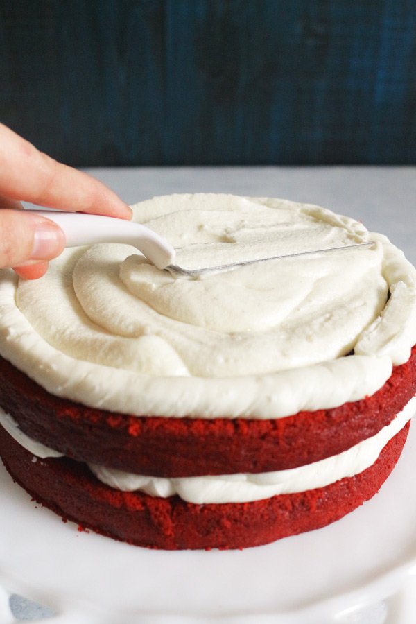 The last Red Velvet Cake recipe you'll ever need. Based on Kara's Perfect Vanilla Cake recipe and method, this is the most sinful Red Velvet ever!
