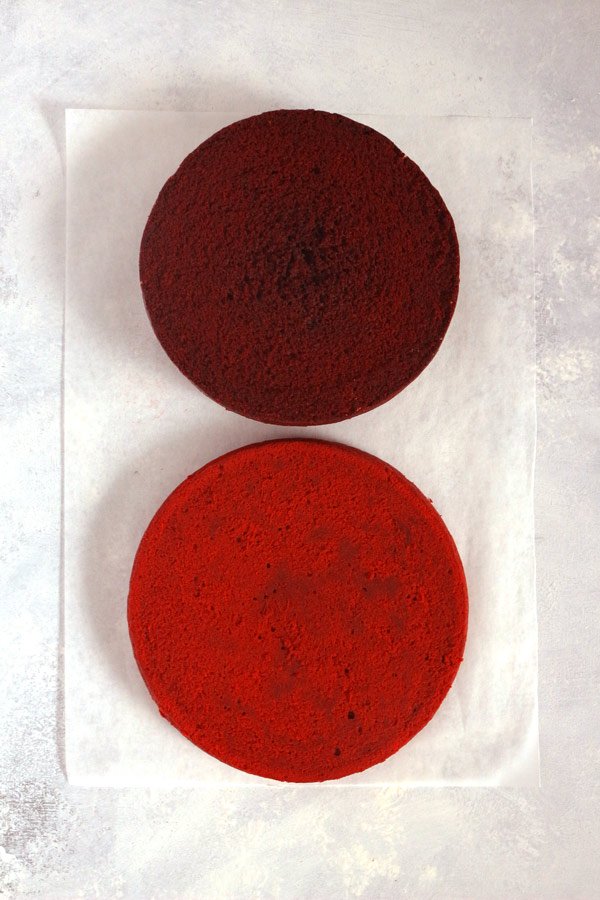 The last Red Velvet Cake recipe you'll ever need. Based on Kara's Perfect Vanilla Cake recipe and method, this is the most sinful Red Velvet ever!