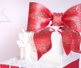 Winter Christmas Cake Tutorial