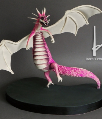 Gravity Defying Dragon Cake