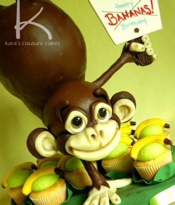 Gravity Defying Monkey Cake