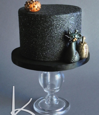Steampunk Kitty and Pumpkin Cake