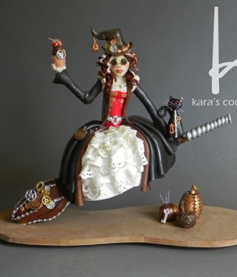 Steampunk Witch Cake