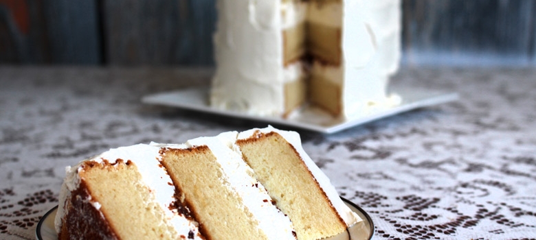 Honeyed Apricot Cake with Tonka Bean Buttercream and Pignoli Crunch