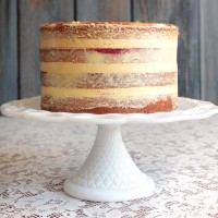 Vanilla, Passion Fruit, and Raspberry Cake