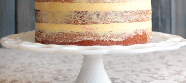 Vanilla, Passion Fruit, and Raspberry Cake